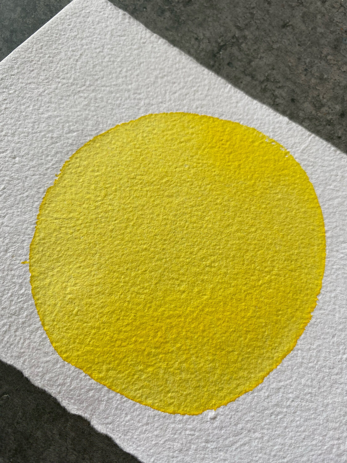 Benz Yellow Handmade Watercolor