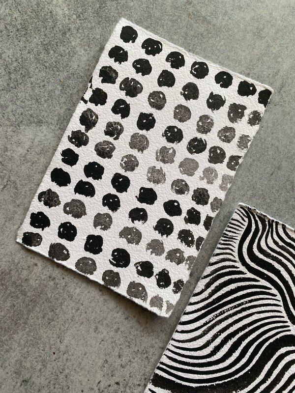 Charcoal Handmade Watercolor