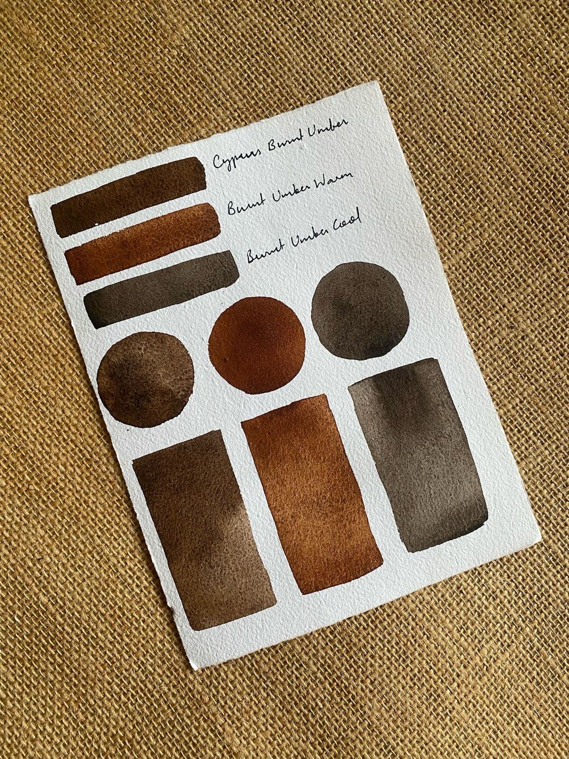 Burnt Umber Trio Set