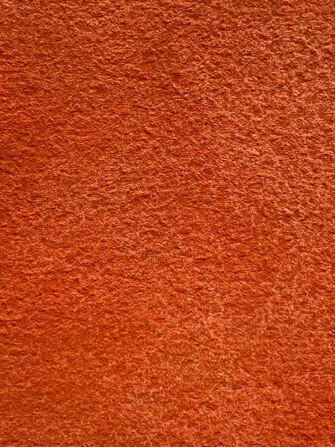Deep Orange Handmade Watercolor