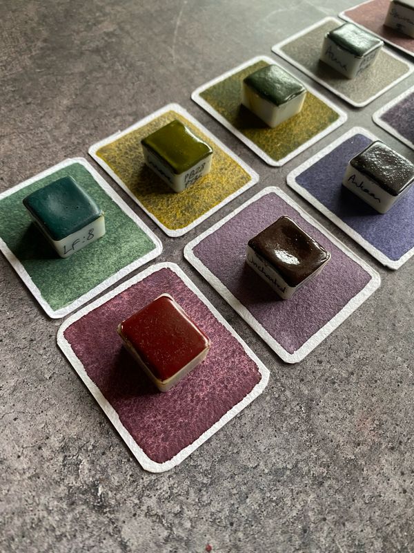 Emma’s Granulating Summer Landscape Palette