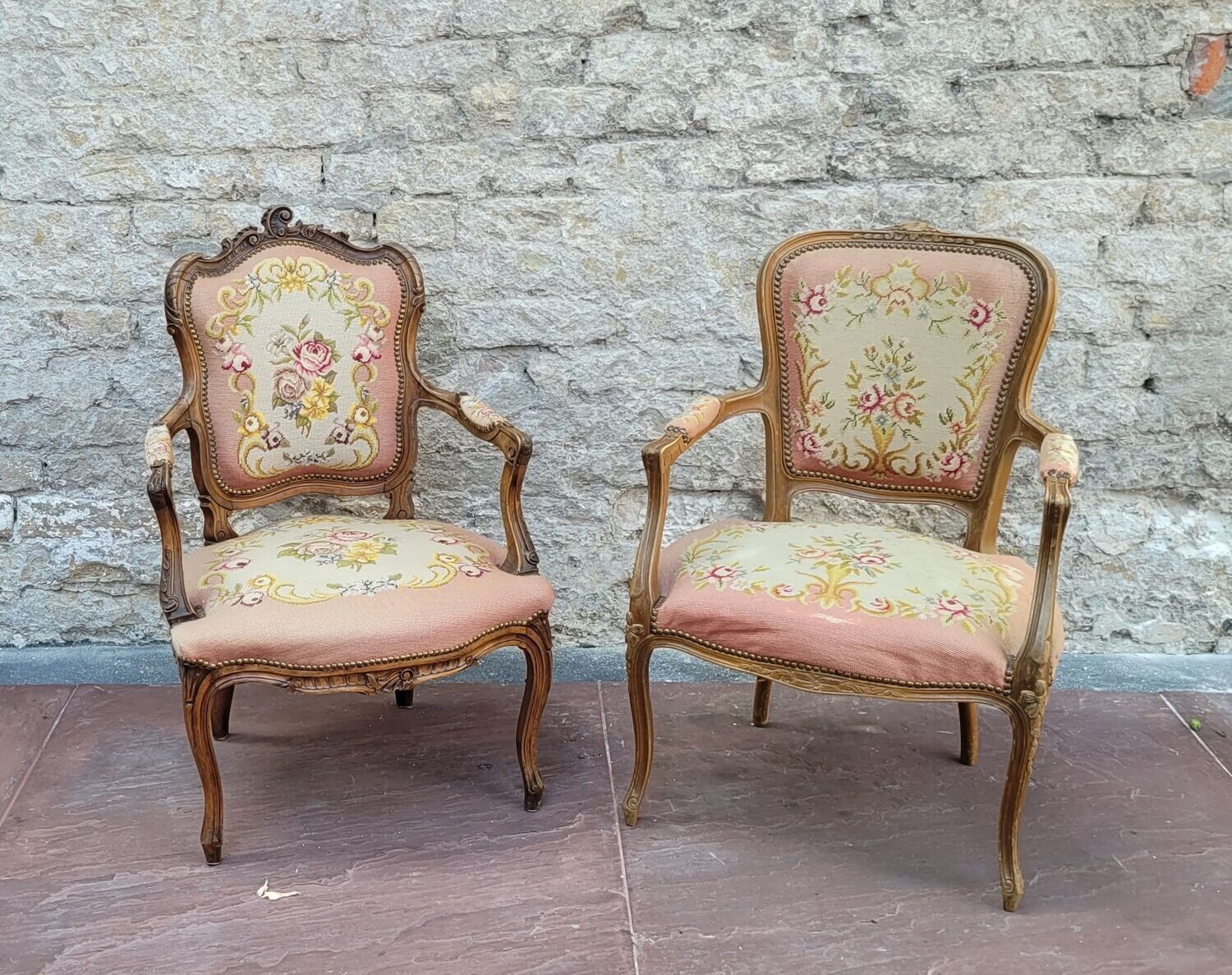 Vintage stoelen signora rosa