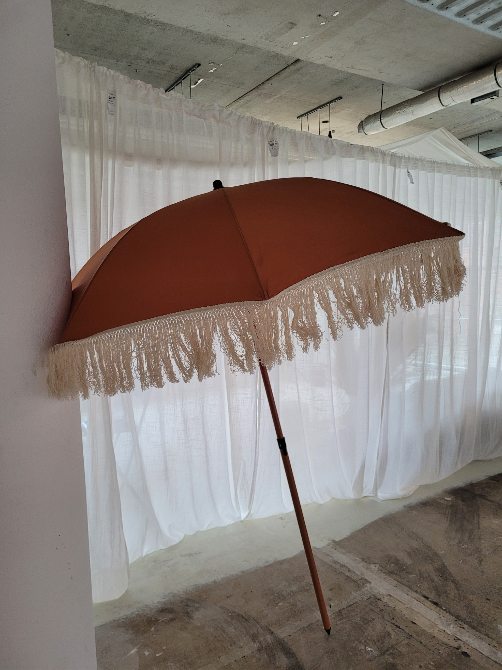 Parasol Boho terracotta