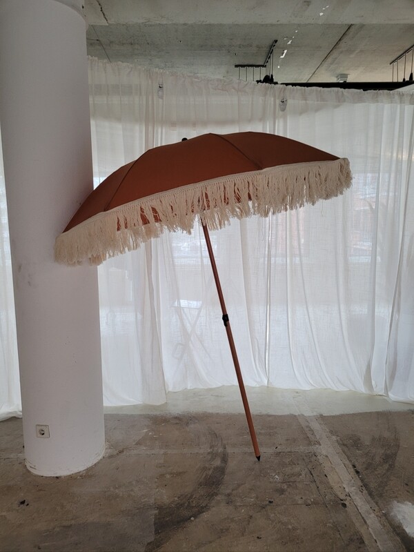 Parasol Boho terracotta