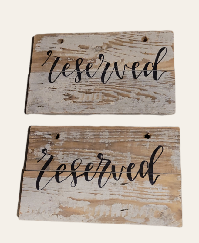 Stoelhanger reserved
