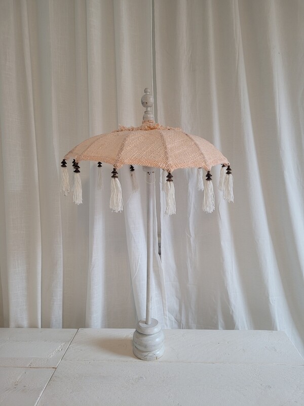 kleine parasol roze 