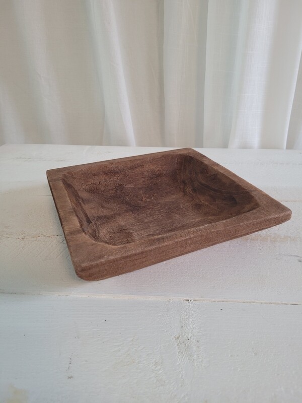 Schaal hout bruin