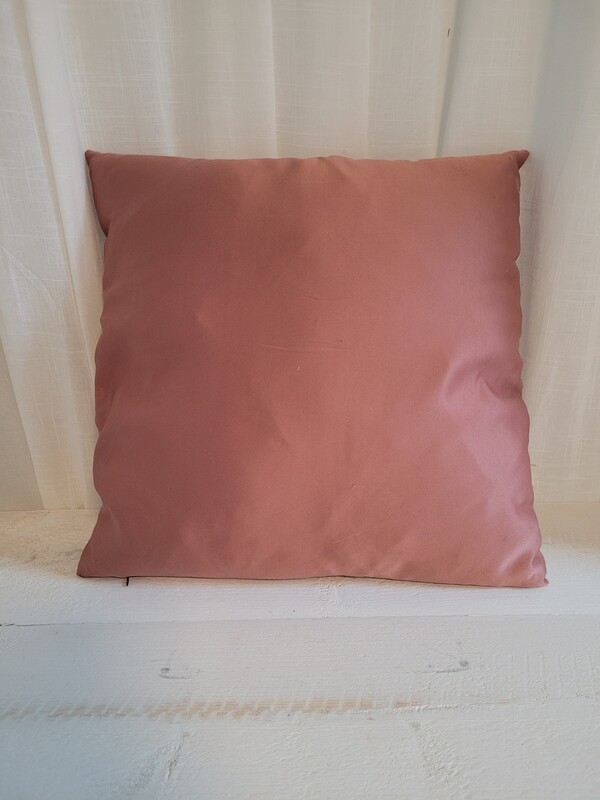 Kussen glans roze