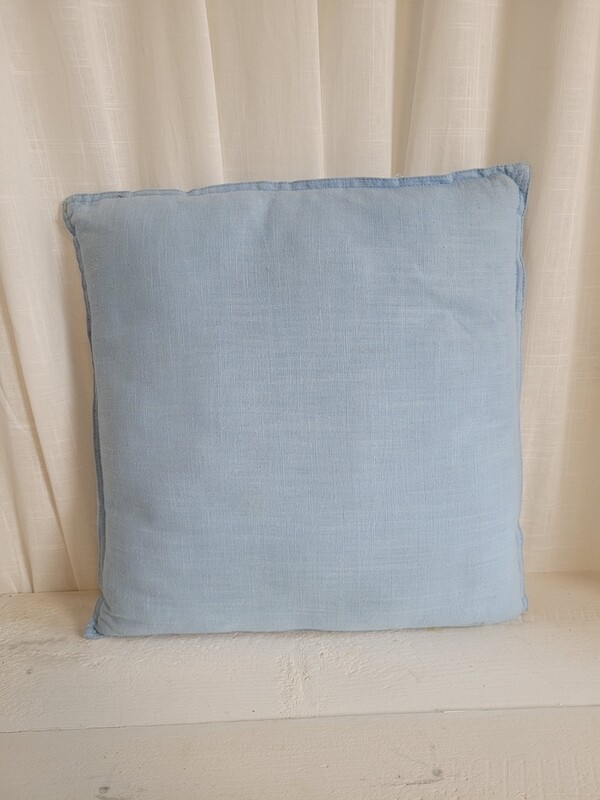 Kussen blauw