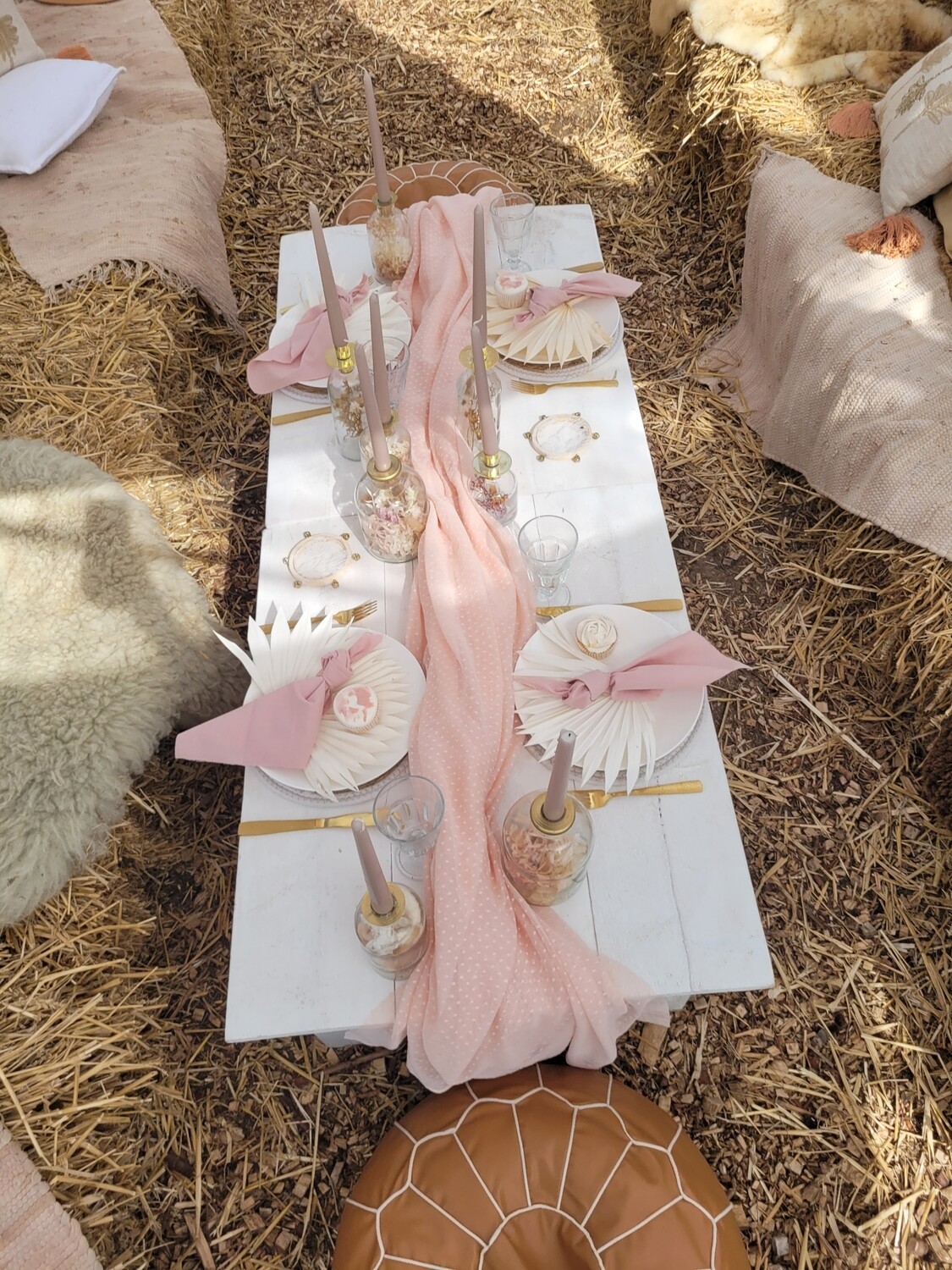 Servet roze