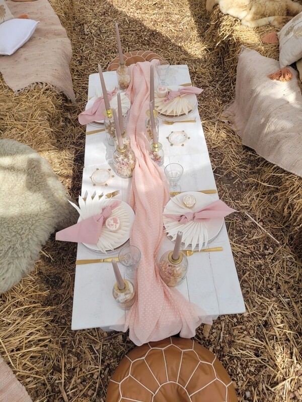 Servet roze