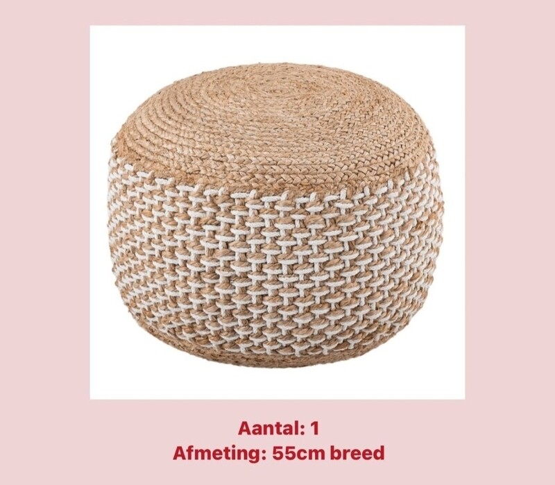 Poef jute 1