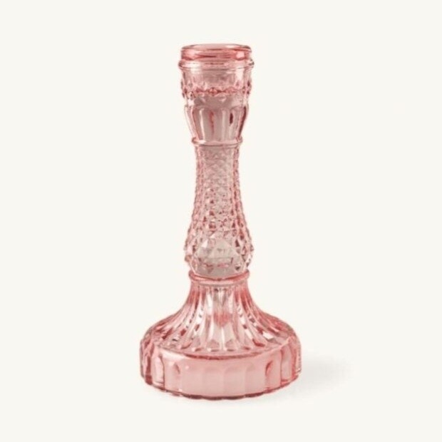 Kandelaar roze 2