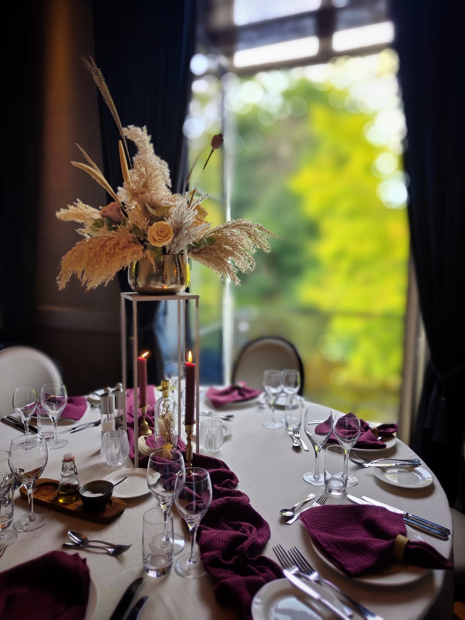 Tafelzuilen set beige