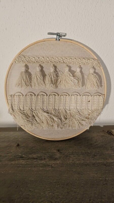 Macrame bordje rond