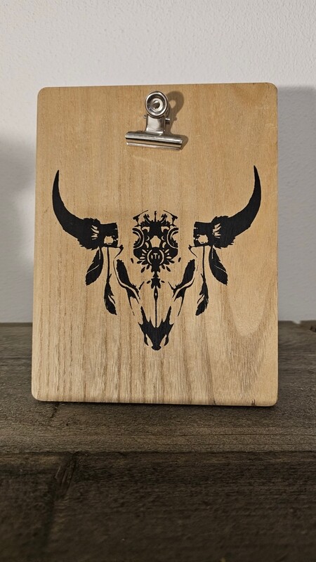 Skull clipbord