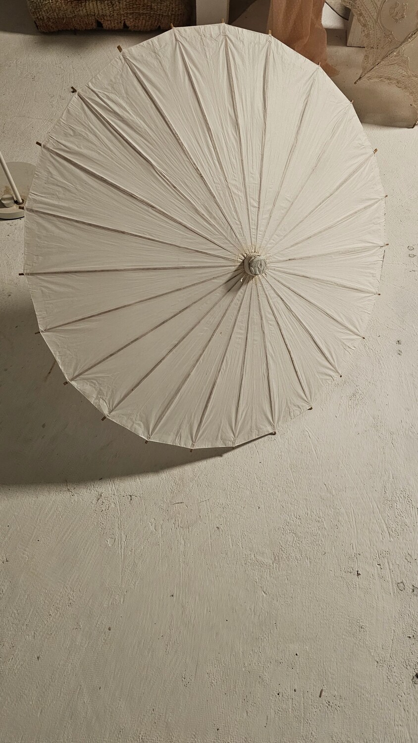 Parasol decoratie wit