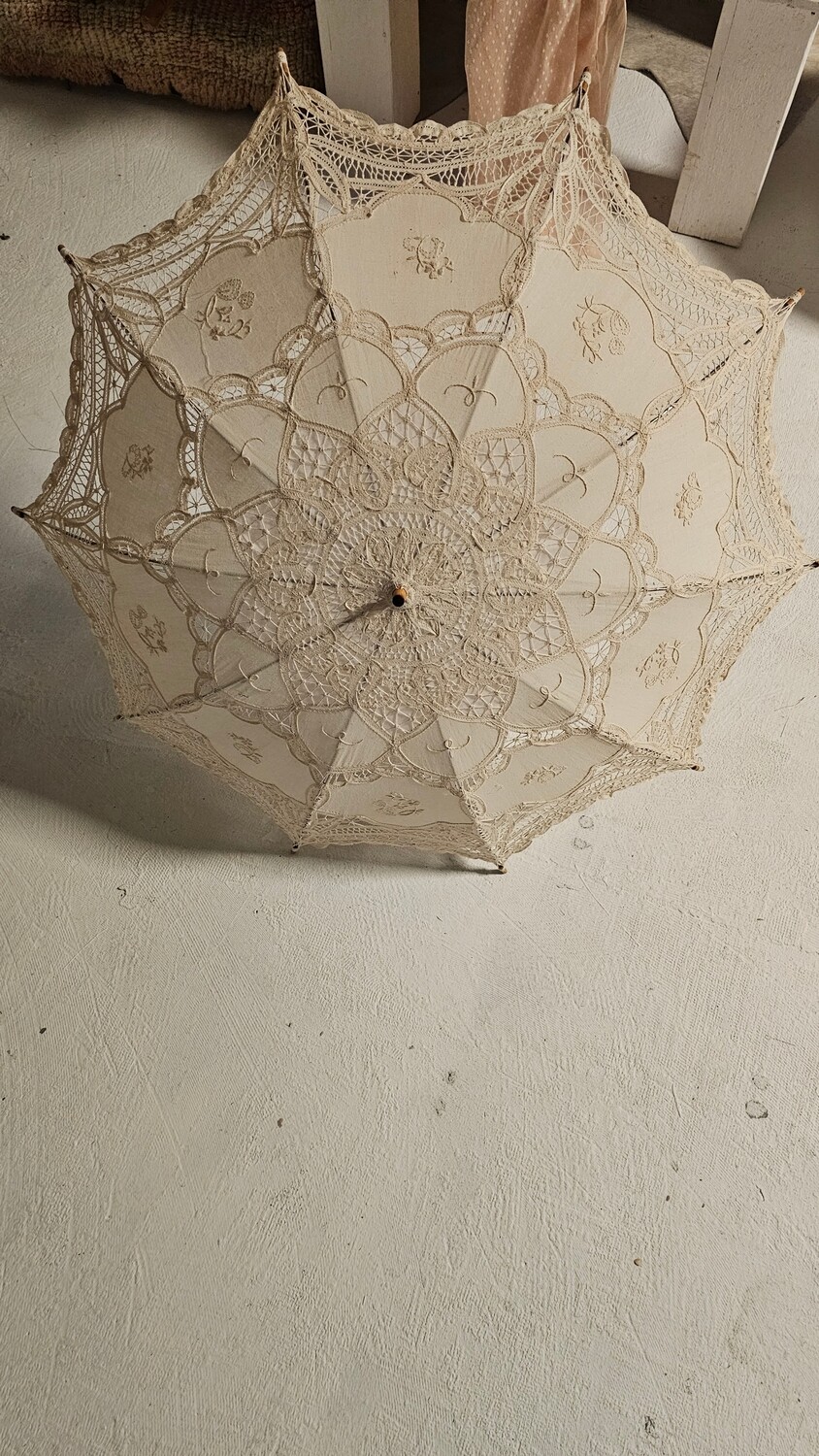 Parasol decoratie kant
