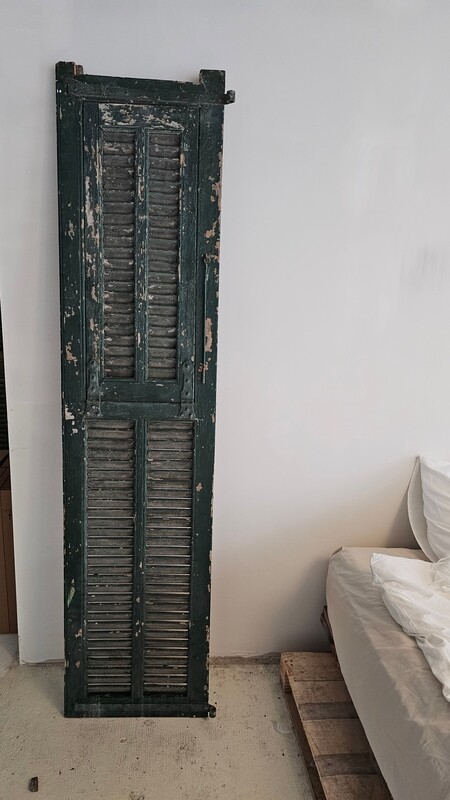 Backdrop deur antiek groen 2