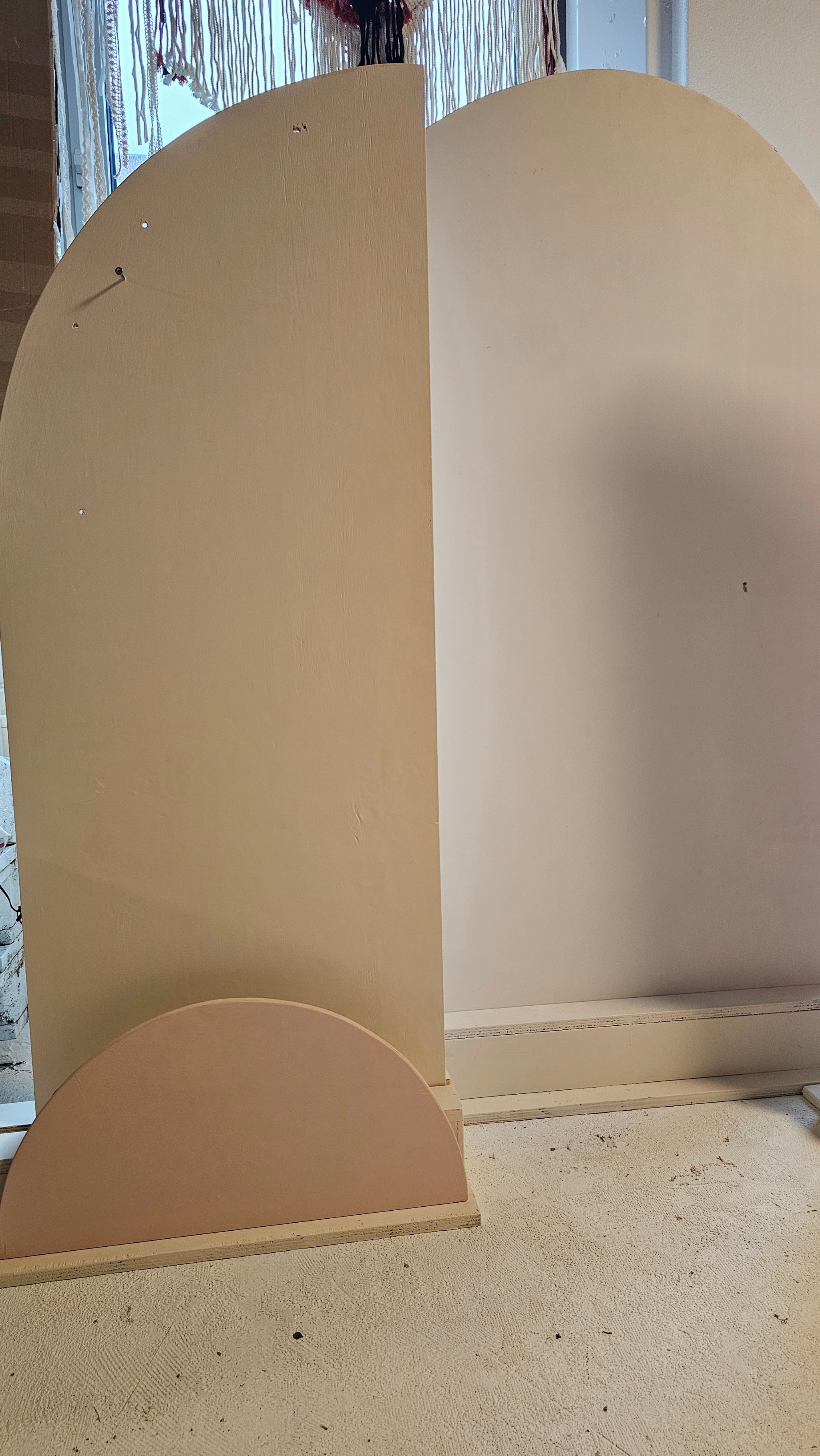 Backdrop scherm set van 3