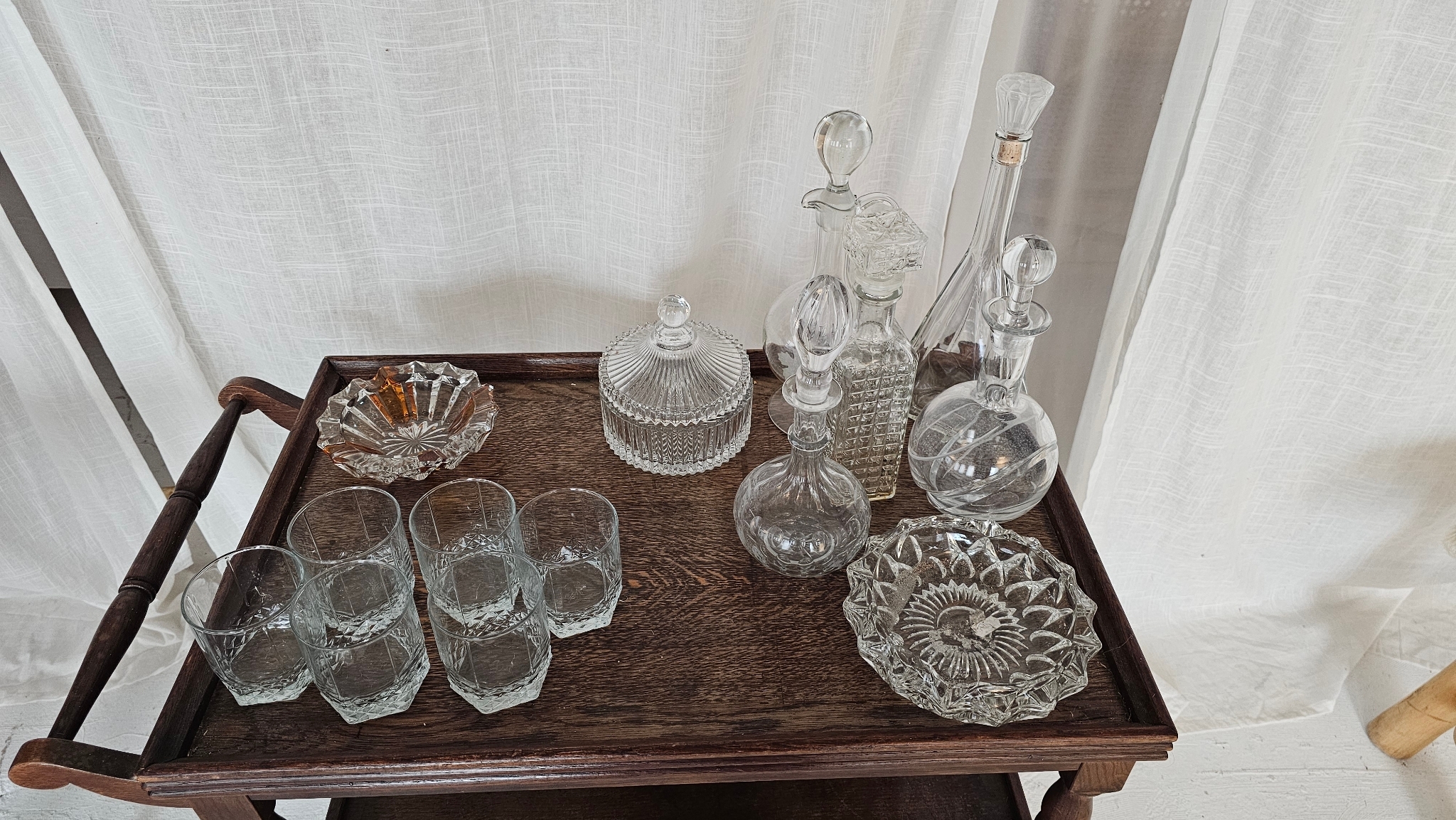 Buffetkar whisky compleet