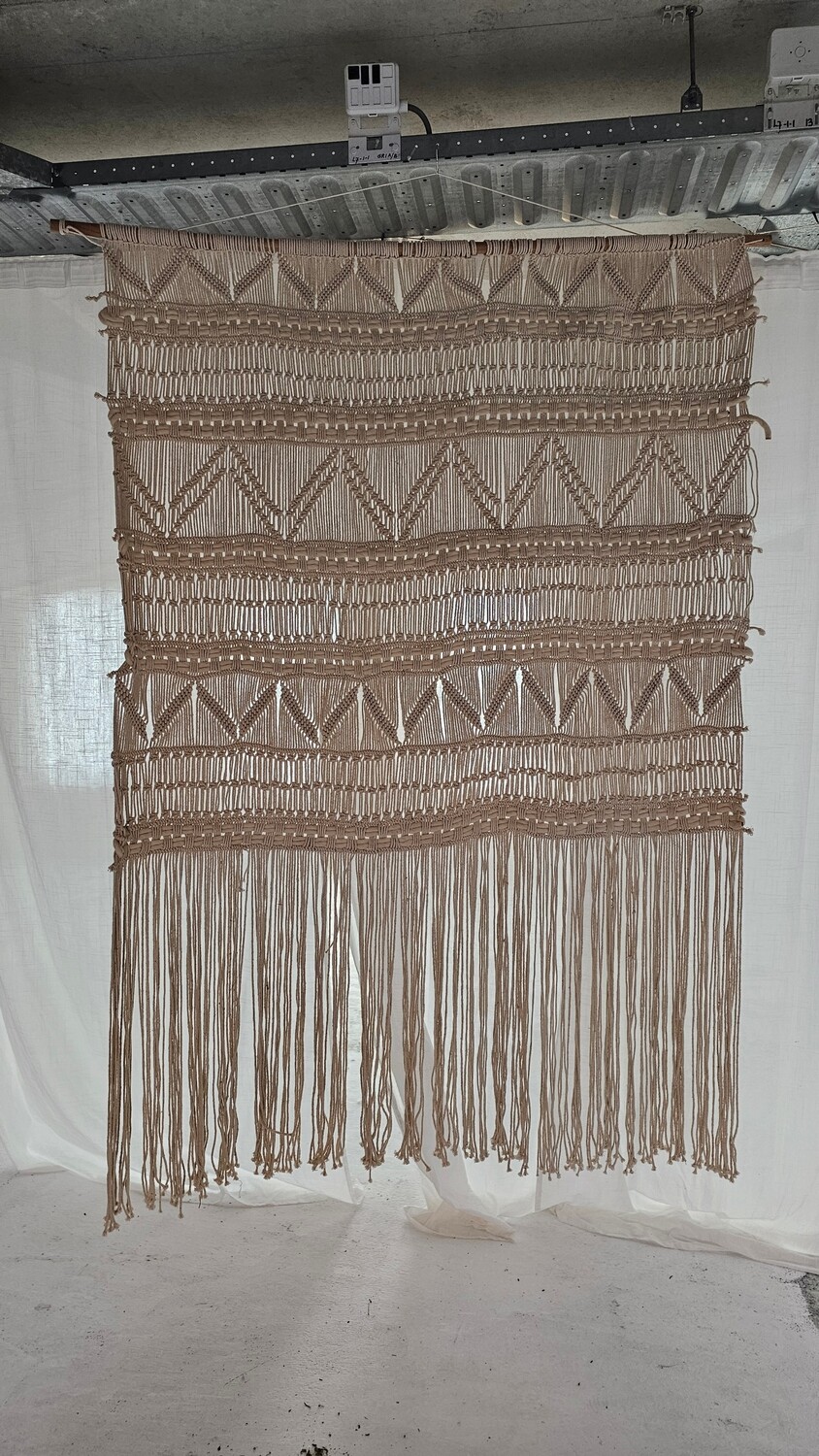 Macrame gordijn Boho