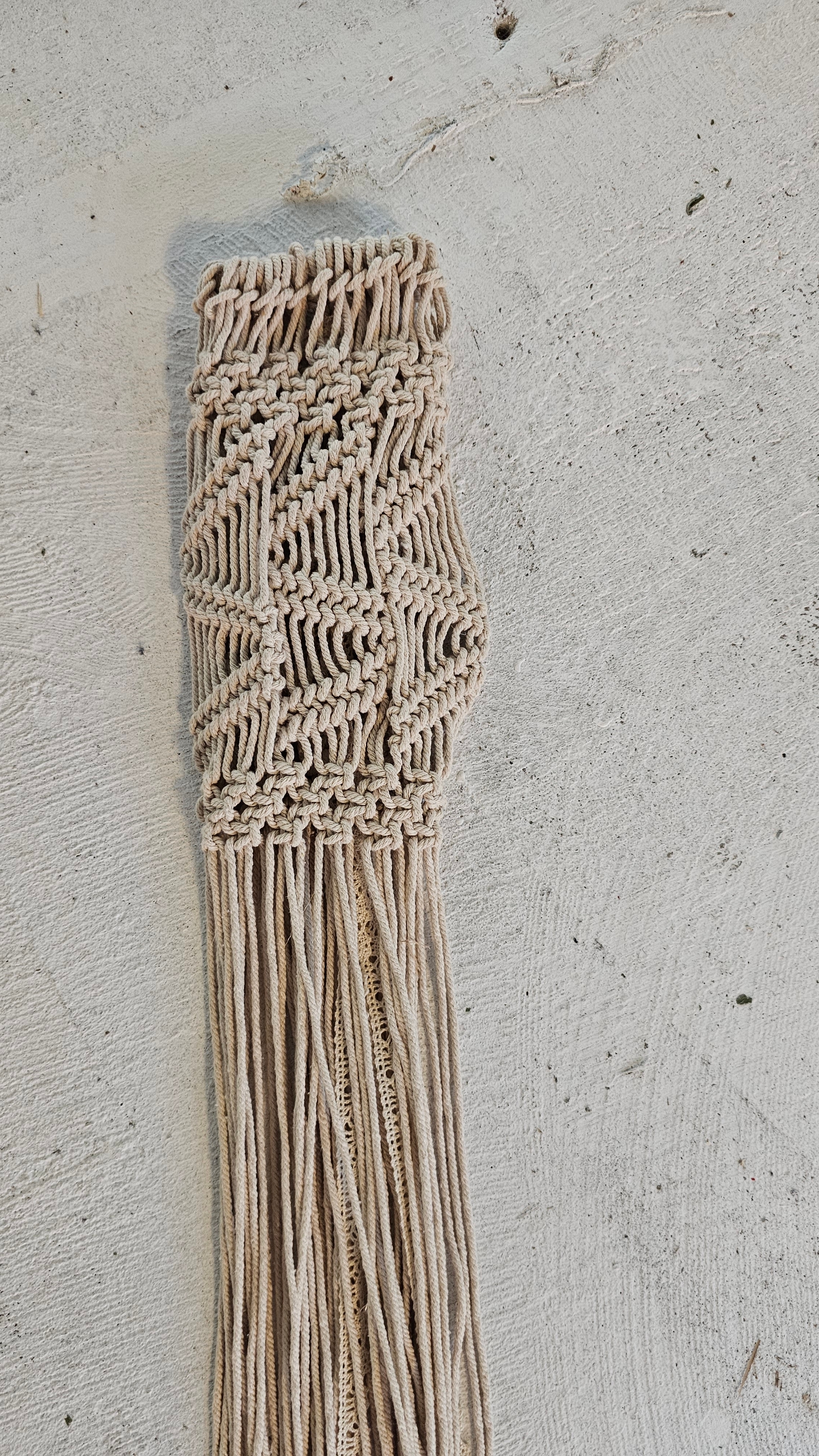 Macrame bloemenhoes