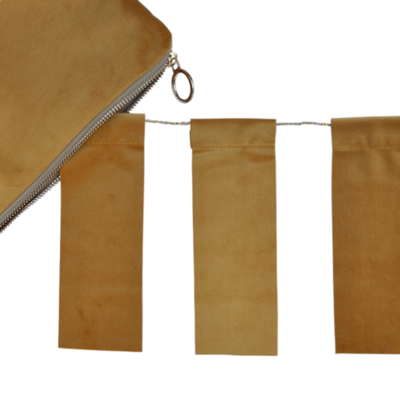 Velvet slinger okergeel Velvet slinger okergeel