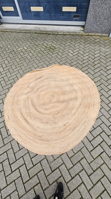 Jute tapijt XXL