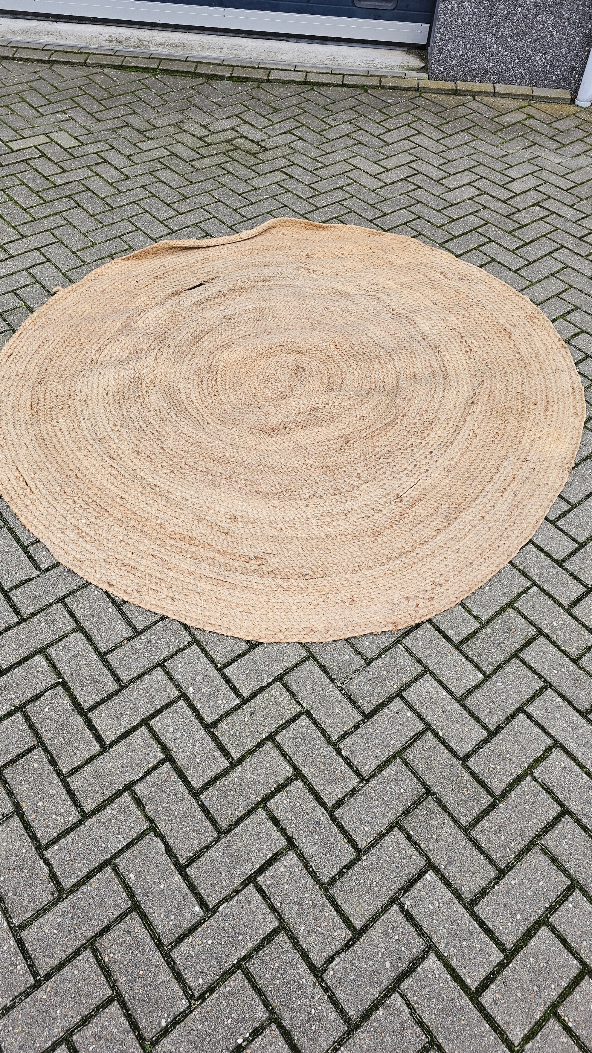 Jute tapijt XXL