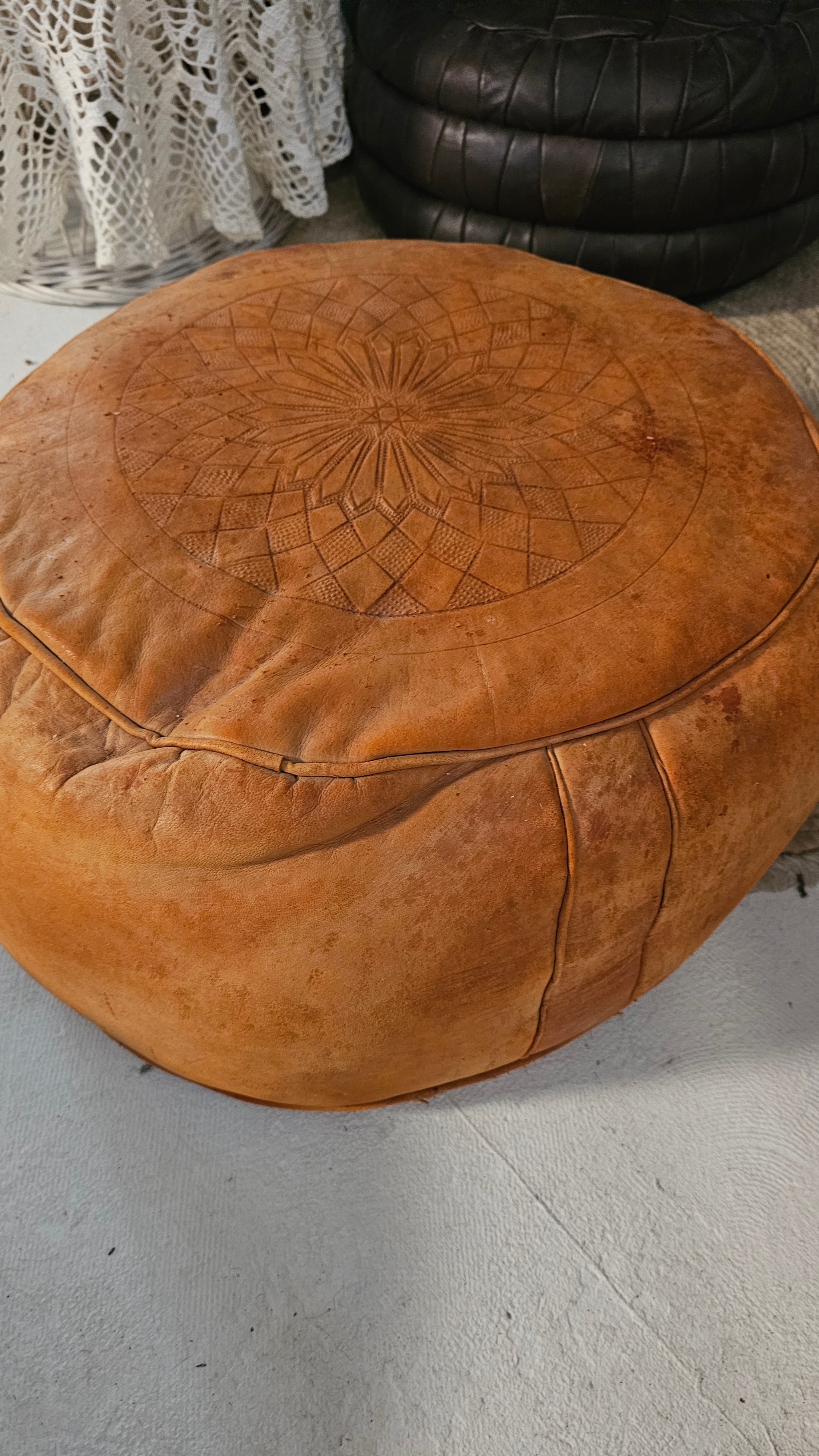 Poef marokaans cognac