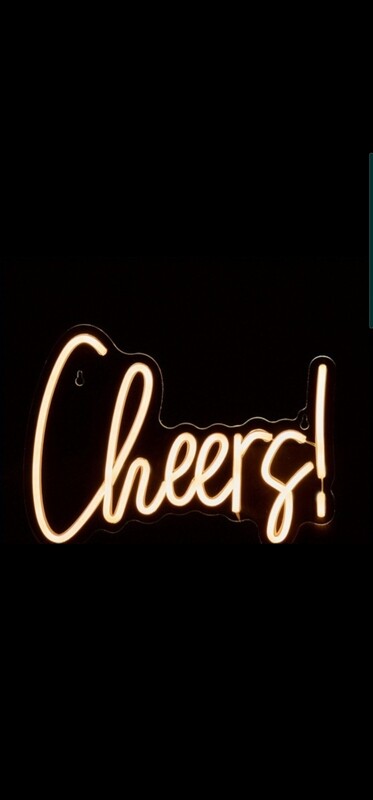 Neon sign cheers