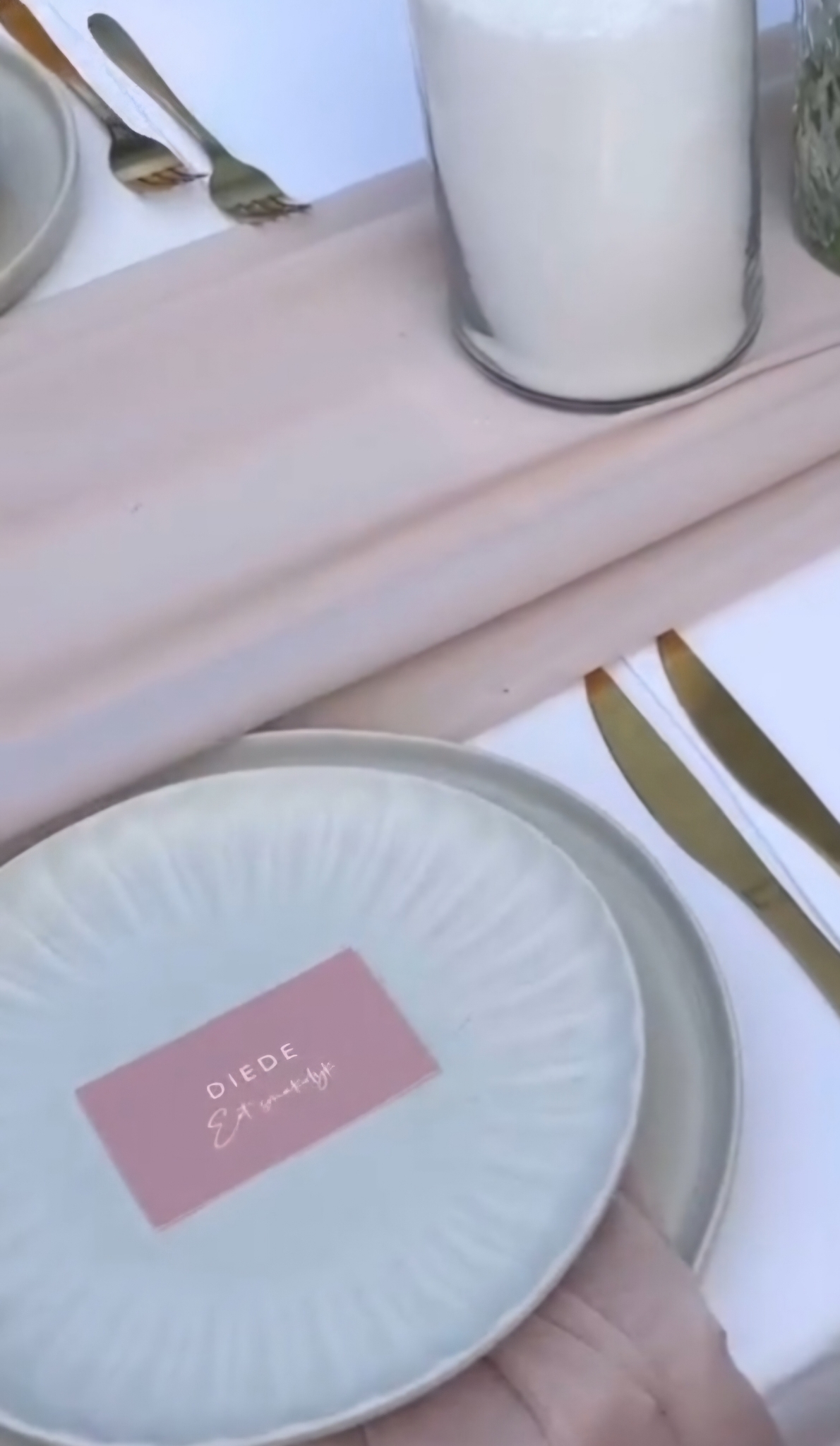 Tafelloper beige 10 meter