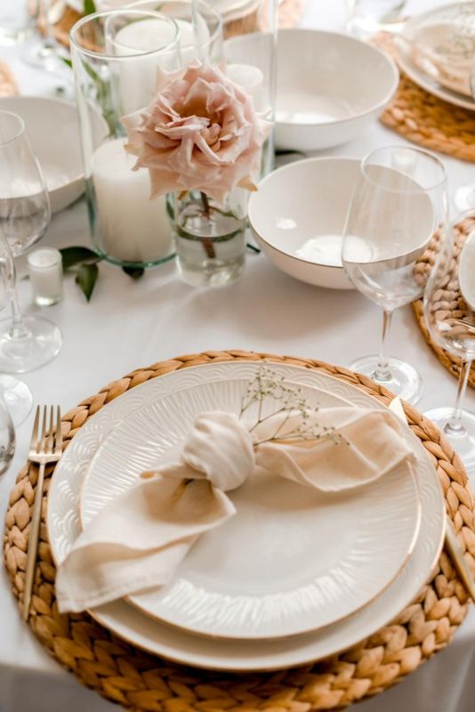 Servet beige
