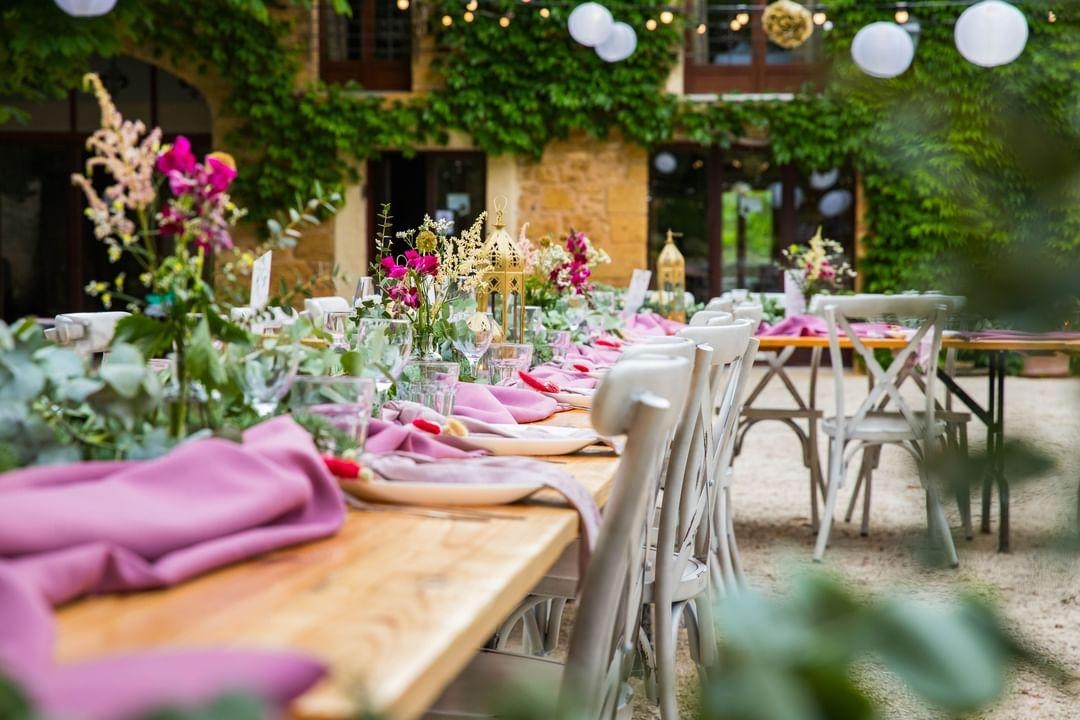 Tafelloper mauve per meter