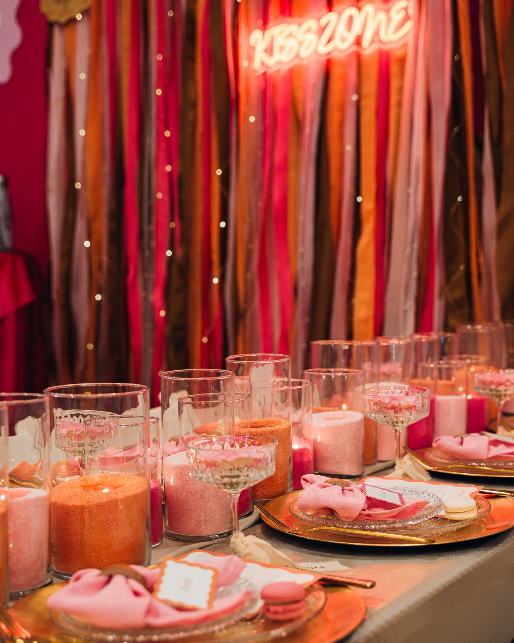 Backdrop slingers zonder frame