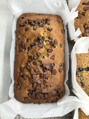 Banana Chocolate Chip Zucchini Bread