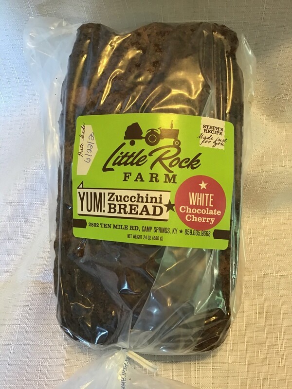 White Chocolate Cherry Zucchini Bread