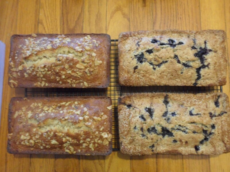 Blueberry Lemon Zucchini Bread
