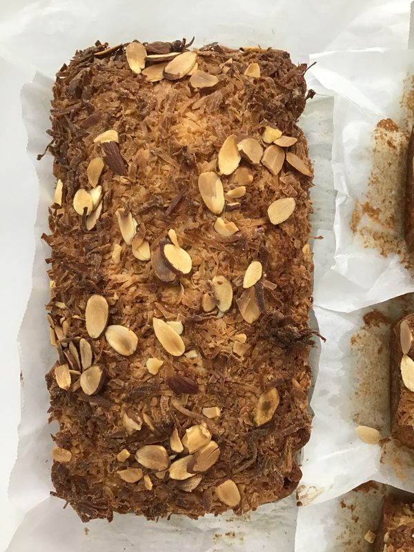 Peach Almond Coconut Bread