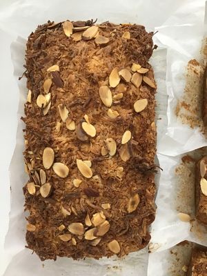Peach Almond Coconut Bread