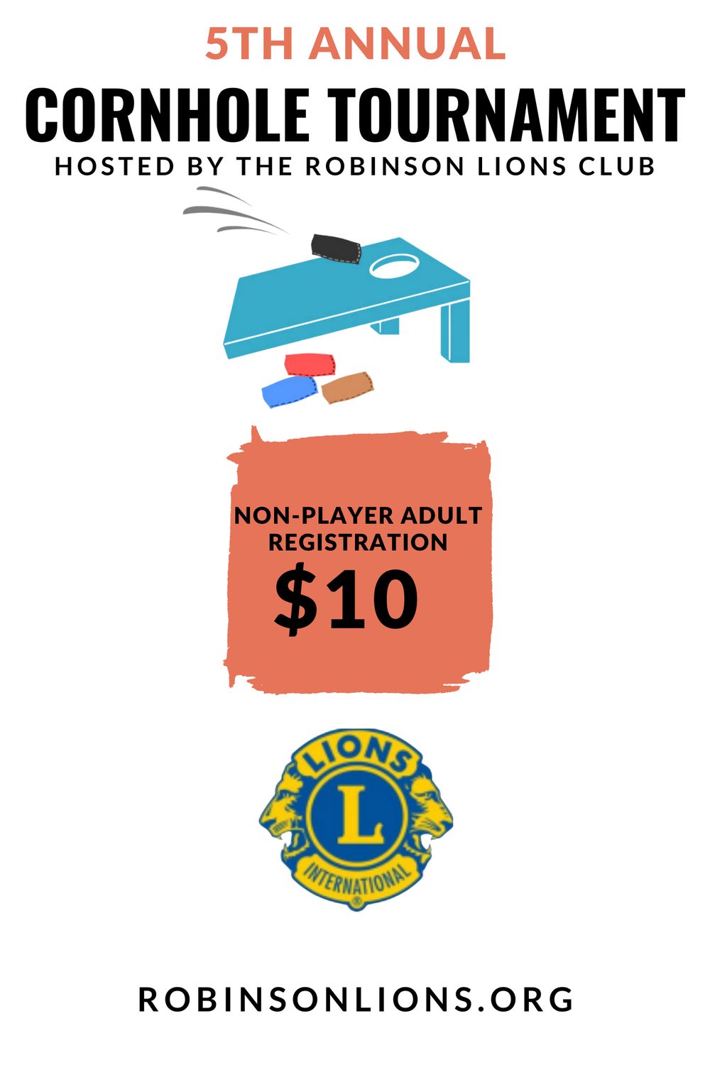 Corn Hole Tournament- Non-player Admission