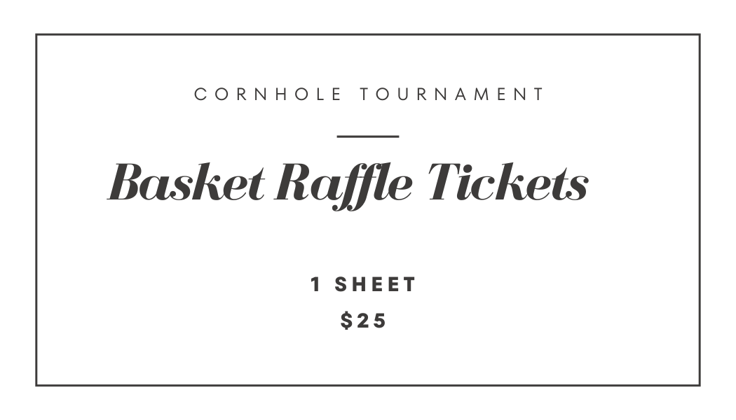 Raffle Basket Tickets - 1 Sheet