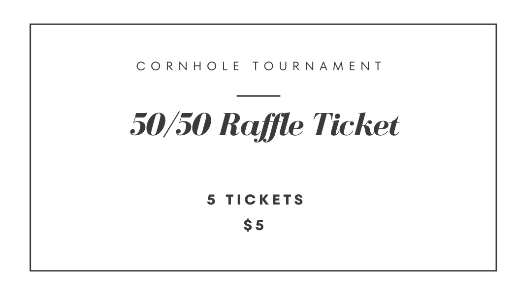50/50 Raffle Tickets - 5 Tickets