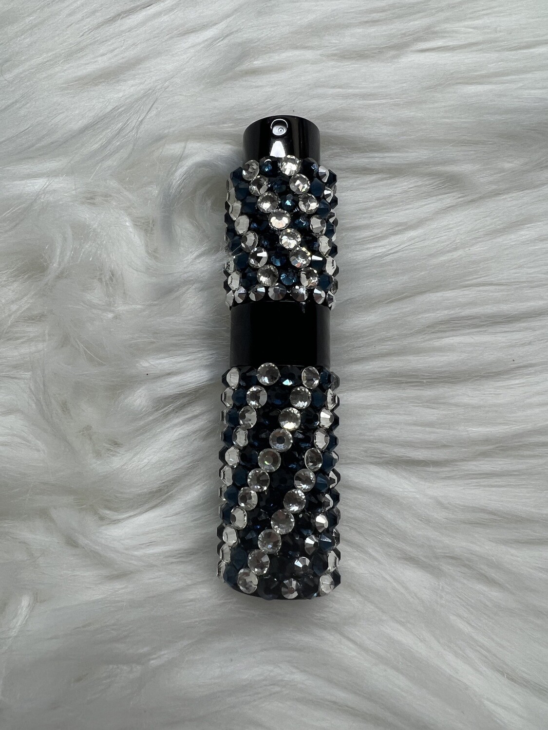 Deep Blue and Crystal Sparkle Swirl Fragrance Dispenser