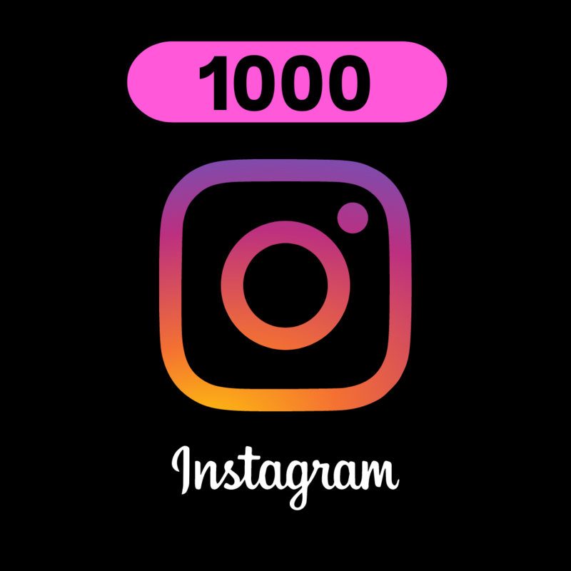 1000 seguidores para Instagram