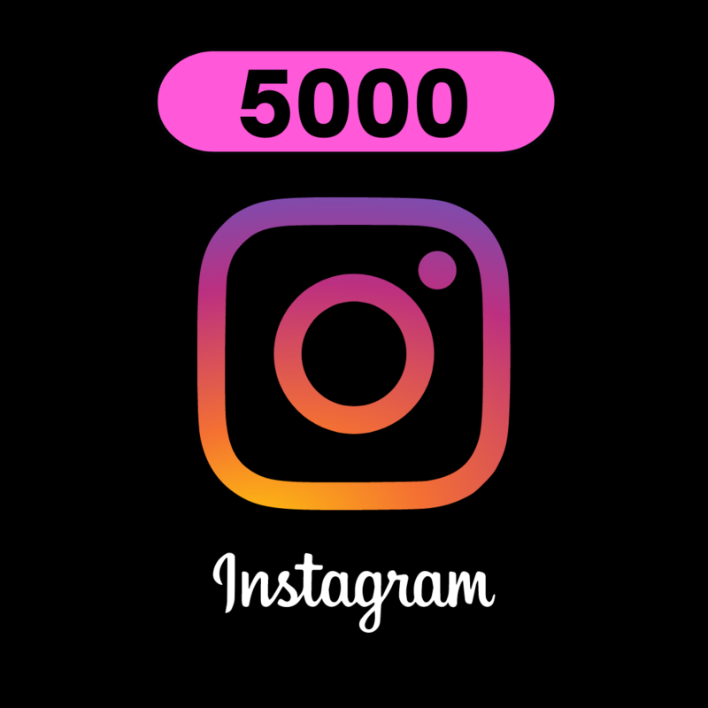 5000 seguidores para Instagram