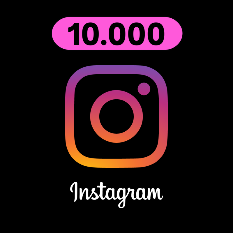 10000 seguidores para Instagram