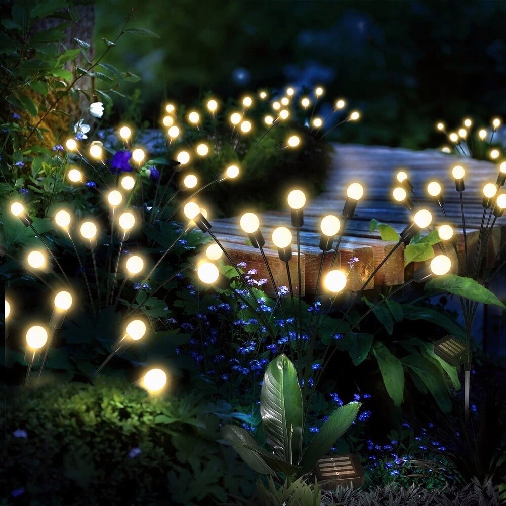 Two Warm Solar Waterproof Firefly Light