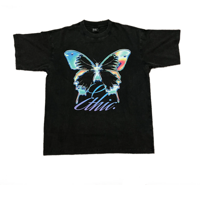 Ethic Oversized Chrome Butterfly